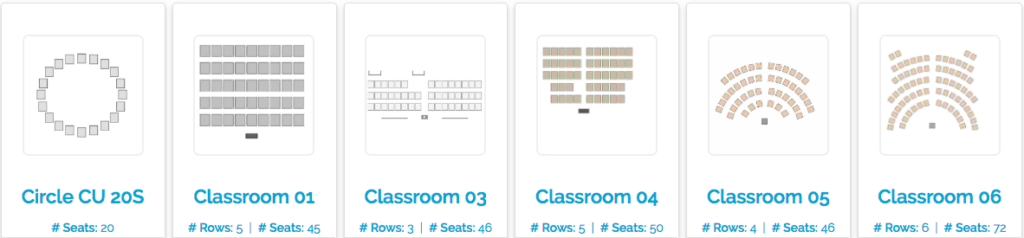 Templates Classroom Seating Charts